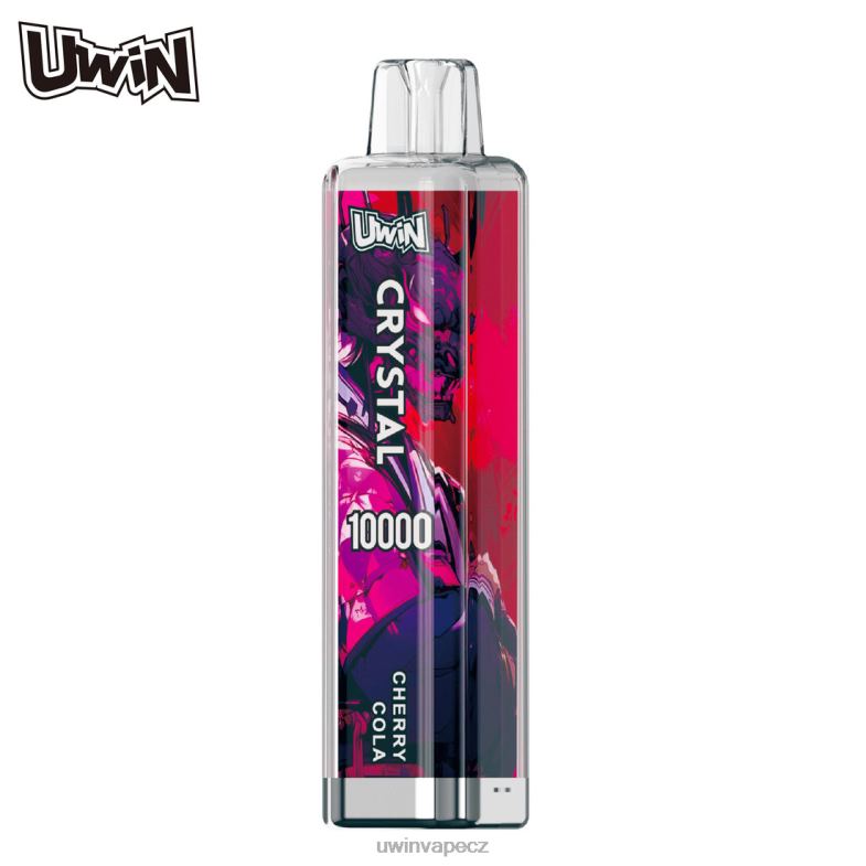 UWIN Vape Nikotin - třešňová cola FLFNH13 UWIN CRYSTAL 10 000 jednorázových vapů