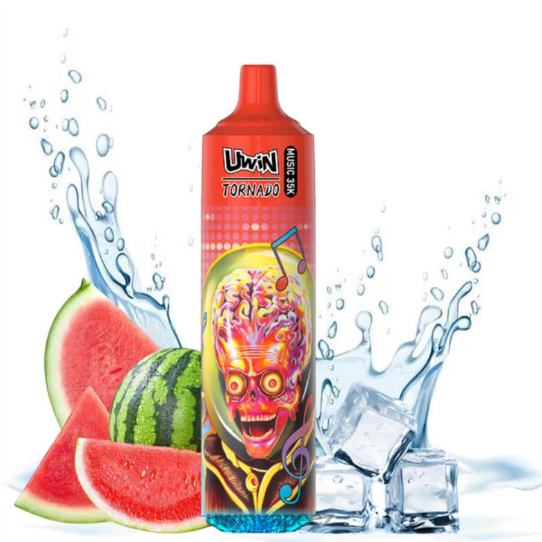 UWIN Vape CZ - melounový led FLFNH20 UWIN CRYSTAL 35k jednorázové vapy