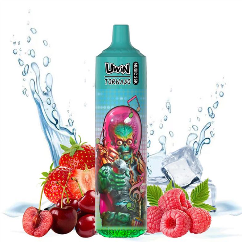 UWIN Vape Crystal - jahoda malina třešeň led FLFNH22 UWIN CRYSTAL 35k jednorázové vapy