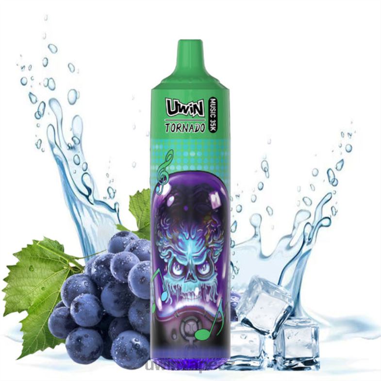 UWIN Vape Obchod - hroznový led FLFNH17 UWIN CRYSTAL 35k jednorázové vapy