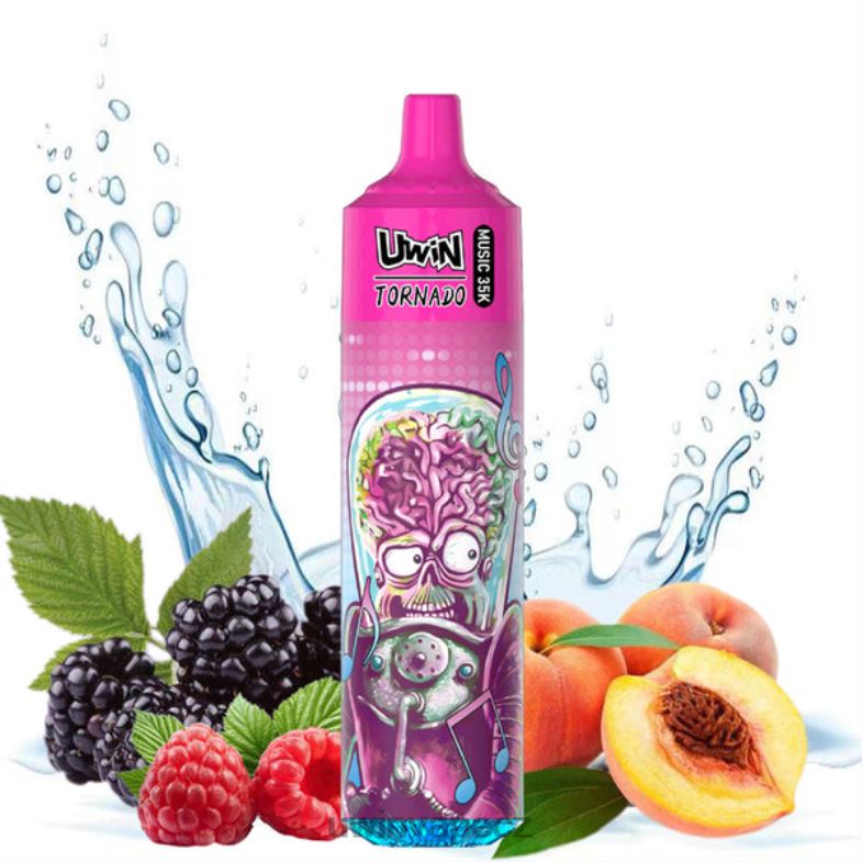 UWIN Vape Objednávka - broskvové bobule FLFNH27 UWIN CRYSTAL 35k jednorázové vapy