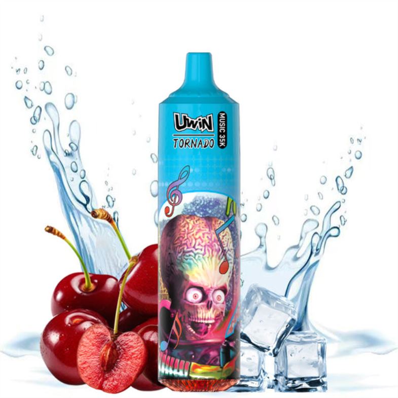 UWIN Vape Praha - třešňový led FLFNH21 UWIN CRYSTAL 35k jednorázové vapy